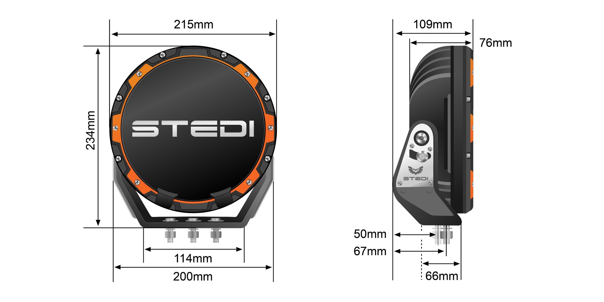 新品 TYPE-X PRO LED DRIVING LIGHTS 9inch